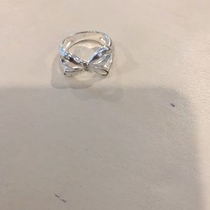 Cute little silver colored ring